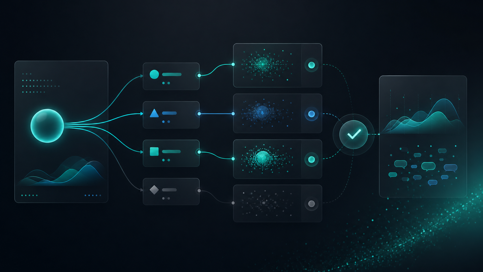 Abstract hypothesis validation workflow without text